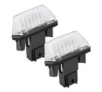 KooingTech 2Pcs 18 LED Left&right Car License Plate Light Lamp, Number Plate Lights for C3 2002-2009