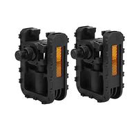 KooingTech 2Pcs Mountain Bike Pedals, Bicycle Pedals, Folding Bike Pedals Outdoor Cycling Accessory Parts for Road Mountain Bicycle