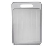 KooingTech Defrosting Board, Defrost Tray,Defrosting Tray Cutting Board, Double Sided Chopping Thawing Plate with Sharpener