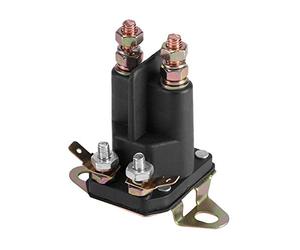 KooingTech Starter Solenoid, 12V Starter Relay Solenoid, Black Metal and Plastic Lawn Tractor Starter Solenoid Switch Solenoid Accessory for MTD 109946 146154 1753539 AM138497 (33-334)
