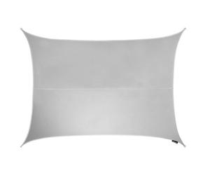 Kookaburra 4M X 3M Rectangle Waterproof Silver Garden Patio Sun Shade Sail Canopy 98% Uv Block With Free Rope