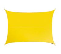 Kookaburra 4M X 3M Rectangle Waterproof Yellow Garden Patio Sun Shade Sail Canopy 98% Uv Block With Free Rope