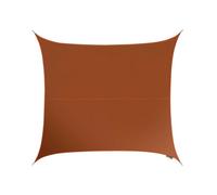 Kookaburra 5.4M Square Water Resistant Terracotta Garden Patio Sun Shade Sail Canopy 96.5% Uv Block With Free Rope
