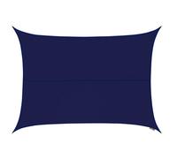 Kookaburra 5M X 4M Rectangle Waterproof Blue Garden Patio Sun Shade Sail Canopy 98% Uv Block With Free Rope