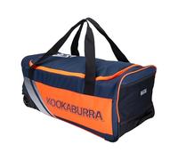 Kookaburra 9500 Wheelie Cricket Bag - Navy & Orange