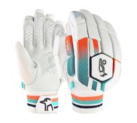 Kookaburra Aura 3.1 Batting Gloves Size Adult Right Hand, Coral/Blue