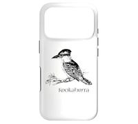 Kookaburra Black Lines Ornithology Case for iPhone 17 Pro