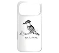 Kookaburra Black Lines Ornithology Case for iPhone 17 Pro Max