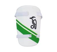 Kookaburra Childrens/kids 500 Cricket Thigh Guard White/green (25Cm - 30Cm)
