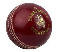Kookaburra County Club, 4.75oz Cricket Ball, Red, Youths