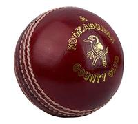 Kookaburra County Club Cricket Ball, Red, Womens