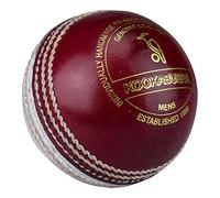 Kookaburra County League Cricket Ball 5.5oz, Red/White, Mens