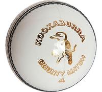 Kookaburra County Match Cricket Ball 5.5oz, White, Mens