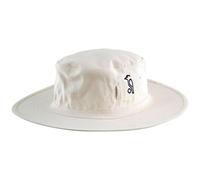(Large) Kookaburra Cricket Hat in Beige - Anti Crinkle Wide Brim & Internal Towel