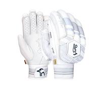 Kookaburra Ghost Pro Plus Batting Gloves (Adult Right Hand), White & Grey