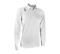Kookaburra Hat Mens Pro Player Long Sleeve - Size Med Cricket Shirt, White, M EU