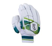 Kookaburra Kahuna 4.1 Batting Gloves - Adult right Hand, White/Lime