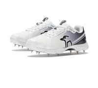 Kookaburra KC 2.0 Spike Cricket Shoe - White/Black - 12