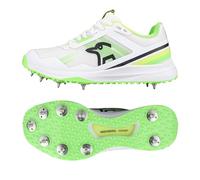 Kookaburra KC 2.0 Spike Cricket Shoe - Yellow/Green - 10