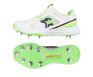 Kookaburra KC 2.0 Spike Cricket Shoe - Yellow/Green - 11