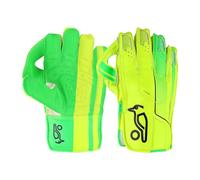 Kookaburra LC 2.0 Wicket Keeping Glove, Size Youths, Green/Yellow