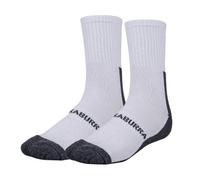 Kookaburra Men's AirFlex Socks Pack of 2 in White | Size: 8-11 Kookaburra White 8-11