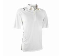 Kookaburra Mens Elite Short Sleeve Cricket Shirt Senior Cream XL