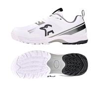Kookaburra Mens Pro 4.0 Rubber Cricket Shoe Senior Sizes White/Black 12 UK