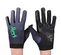 Kookaburra Nitrogen Hockey Gloves - Full-Finger Grip, Lightweight Pair, Black (XS)