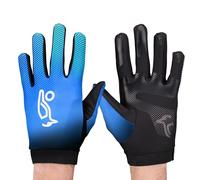 Kookaburra Nitrogen Hockey Gloves - Full-Finger Grip, Lightweight Pair, Blue (Large)