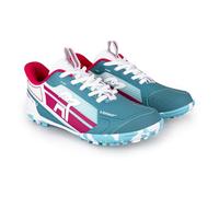 Kookaburra Orbit Junior Hockey Shoe - Size Junior 1 - Mint/Pink | Lightweight with EVA Midsole Cushioning & All-Surface Grip