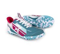 Kookaburra Orbit Junior Hockey Shoe - Size Junior 13 - Mint/Pink | Lightweight with EVA Midsole Cushioning & All-Surface Grip