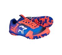 Kookaburra Orbit Junior Hockey Shoes in Deep Blue and Coral (6)