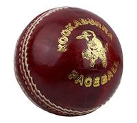Kookaburra Paceball Cricket Ball 5.5oz, Red, Mens, 4 Piece