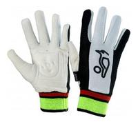 Kookaburra Padded Chamois Wicket Keeping Inner Gloves in White Kookaburra White One Size