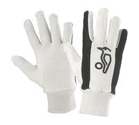 Kookaburra Plain Cotton Wicket Keeping Inners - Lightweight Cricket Glove Liners with Cotton Palm, Mesh Back & Elasticated Wrist - Ideal for Training & Match Play (Youths)