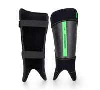 Kookaburra Pro Carbon Hockey Shin Guard - Black, Lightweight Protection (Size Small)