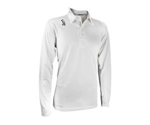 Kookaburra Pro Player Long Sleeve Cricket Shirt - Size XL White