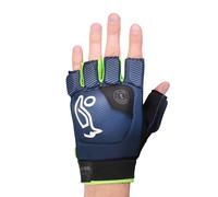 Kookaburra Pro Spirit Hockey Glove - Size Large Left Hand - TPU Shell, HDF Inserts, Rubberised Palm, Grey/Lime