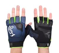 Kookaburra Pro Spirit Hockey Glove - TPU Shell, HDF Inserts, Rubberised Palm, Grey/Lime