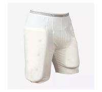 KOOKABURRA Unisex's Protective Shorts Including Padding, White, X-Large