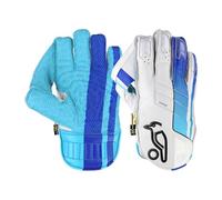 Kookaburra SC Pro Wicket Keeping Gloves, Size Over Sized Adult, Blue/White