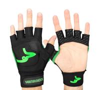 Kookaburra Spirit Hockey Glove with TPU Protective Shell, Black (XSmall Left Hand)
