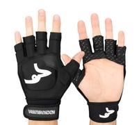 Kookaburra Spirit Plus Hockey Glove with TPU Shell in Black (Large Left Hand)