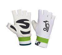 KOOKABURRA Ultimate Fingerless Wicket Keeping Inners, Adult, White/Black/Green