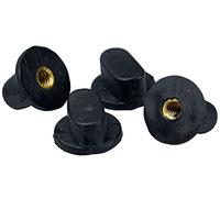 KOOKABURRA Unisex Cricket Helmet Nuts Pack Of x4 , Black, One Size UK