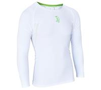 Kookaburra Mens Long Sleeve Cricket Shirt White/Green S