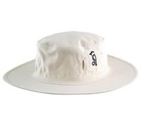 (Large) Kookaburra Cricket Hat in Beige - Anti Crinkle Wide Brim & Internal Towel