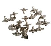 Kookaburra Unisex Steel Spike Replacements, 22 Pack, New Claret/Royal Blue