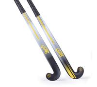 Kookaburra Unisex Vex Mid Bow Field Hockey Stick, Yellow/black, 36.5 Light EU